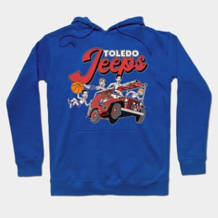 Defunct Toledo Jeeps Basketball Team Hoodie